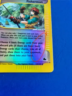 Pokemon Fisherman 125/144 HOLO Trainer Card - Image 3