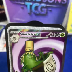 Pokemon TCG SV-Twilight Masquerade Sinistcha EX #189/167 Ultra Rare - Image 3