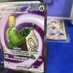 Pokemon TCG SV-Twilight Masquerade Sinistcha EX #189/167 Ultra Rare - Image 4