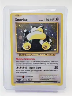 SNORLAX 2016 POKEMON XY BLACK STAR PROMO HOLO #XY179 Q1048 - Image 1