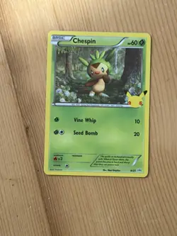 Pokemon Chespin McDonald's 25th Anniversary Promos 06/25 Holo - Image 1