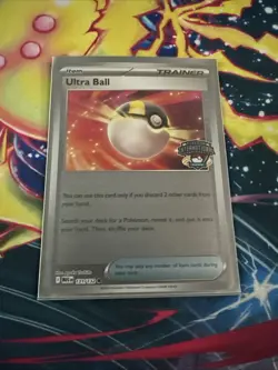 Pokemon TCG Ultra Ball EUIC LONDON 2026 Promo Stamp 131/132 🔥 x1 - Image 1