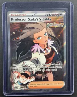 Pokemon Professor Sada's Vitality Full Art Ultra Rare Holo 239/182 Paradox Rift - Image 1