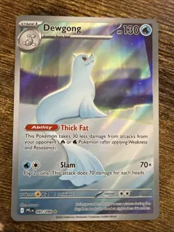POKEMON! PHANTASMAL FLAMES! DEWGONG! ILLUSTRATION RARE! FULL ART! 097/094 - Image 1