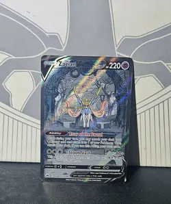 Pokemon ZACIAN V FULL ART Crown Zenith GG48/GG70 Ultra Rare NEAR MINT - Image 3