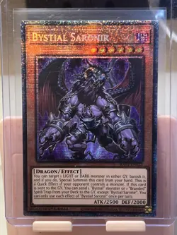 Yugioh Bystial Saronir RA05-EN023 Starlight Rare 1st Ed NM - Image 1