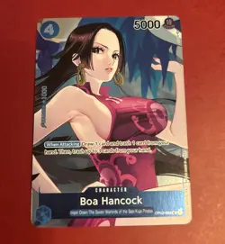One Piece - Boa Hancock OP02-059 Alt Art Foil Box Topper Paramount War TCG NM X1 - Image 1
