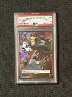 Erwin Smith UA23BT/AOT-1-001 - Union Arena - 10 GEM MINT - Image 1