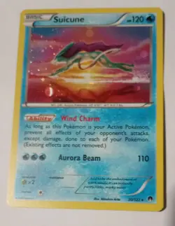 POKEMON CARD SUICUNE COSMOS HOLO CARD 30/122 GOOD CONDITION 2016 - Image 1