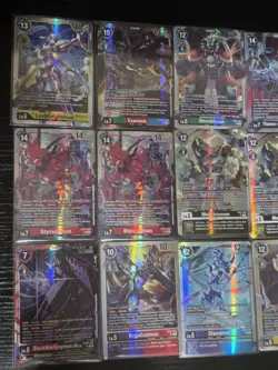 Digimon Card Game Lot Of 22 SR Cards - Image 2