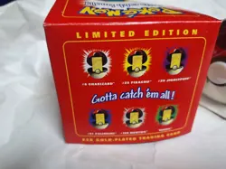 New NIB Charizard Limited Ed 23k Gold-Plated Pokemon Nintendo Card Burger King - Image 5