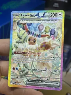 Eevee ex 167/131 Prismatic Evolutions 2025 SIR Holo Rare Pokemon Card TCG - Image 4