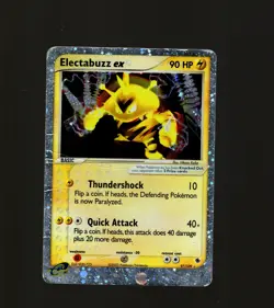 Pokemon TCG Electabuzz EX Ruby & Sapphire Holo Ultra Rare Card 97/109 HP DMG - Image 1