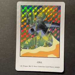 S0107 Cell Prism Holo Japanese Dragon Ball x Amada Vintage Card - Image 1