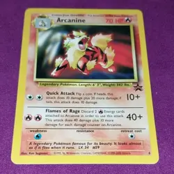 Pokemon Arcanine 06/53 WOTC Promo Regular 2000 English TCG Card - Image 1