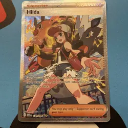 Pokemon TCG Hilda White Flare WHT Sir Full Art Trainer Card 171/086 - Image 1