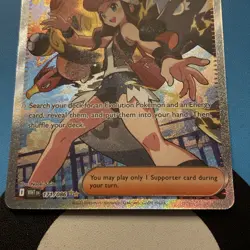 Pokemon TCG Hilda White Flare WHT Sir Full Art Trainer Card 171/086 - Image 2