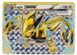 Pokemon 2016 Lugia Break #79 and Omastar Break #19 Fates Collide Cards - Image 2