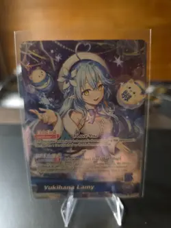 hololive OFFICIAL CARD GAME Yukihana Lamy (OSR) - Curious Universe NM. English - Image 1