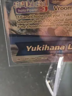 hololive OFFICIAL CARD GAME Yukihana Lamy (OSR) - Curious Universe NM. English - Image 2