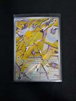 Pokemon TCG Stellar Crown Joltik Full Art Illustration Rare Card 150/142 - Image 1