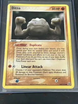 Ditto (Geodude) 62/113 Common Delta Species Pokemon Card - Image 1