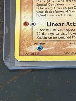 Ditto (Geodude) 62/113 Common Delta Species Pokemon Card - Image 3