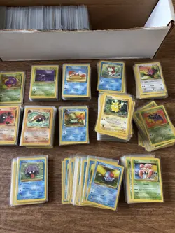 Huge Lot Vintage Base Set 1999 Pokemon Cards Around 1200 Cards! All Sleeved - Image 4