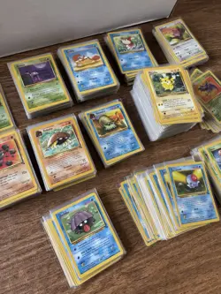 Huge Lot Vintage Base Set 1999 Pokemon Cards Around 1200 Cards! All Sleeved - Image 5