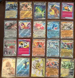 Pokemon RARE Lot of 48 cards Binder Collection Mega, Basic, EX, GX, Pikachu - Image 1