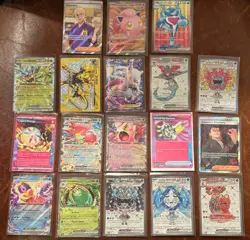 Pokemon RARE Lot of 48 cards Binder Collection Mega, Basic, EX, GX, Pikachu - Image 3