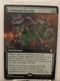 Communal Brewing (Extended Art) [BLC - 63] - NM [Normal] TCG MTG - Image 1