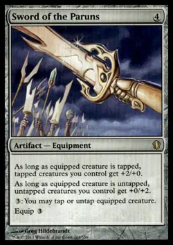 MTG Guildpact #156 Sword of the Paruns - LP to NM - Image 1
