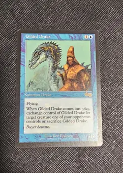 Gilded Drake Urza's Saga Mtg Magic the Gathering Reserved List Rare NM - Image 1