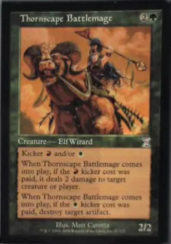 Thornscape Battlemage - Timeshifted: #87, Magic: The Gathering Mp R37 - Image 1