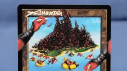 Mountain - MTG Deadpool Secret Lair Mountain/Island non-Foil (NM) 🔮 B - Image 2