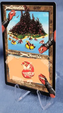 Mountain - MTG Deadpool Secret Lair Mountain/Island non-Foil (NM) 🔮 B - Image 4