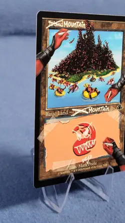 Mountain - MTG Deadpool Secret Lair Mountain/Island non-Foil (NM) 🔮 B - Image 5