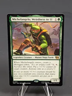 MTG Teenage Mutant Ninja Turtles Michelangelo, Weirdness to 11 #121 (Rare) - Image 1