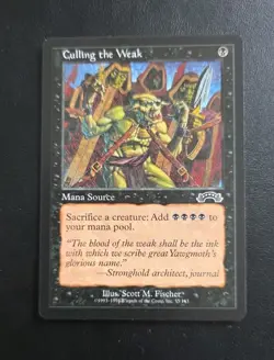 MTG, CULLING THE WEAK, EXODUS, NM, NEVER BEEN PLAYED - Image 1
