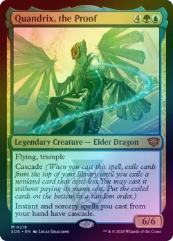 FOIL Quandrix, the Proof (Secrets of Strixhaven) - NM Pack Fresh MTG - Image 1