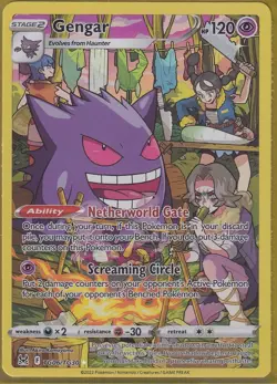 Gengar TG06/TG30 Swsh11: Lost Origin Trainer Gallery Holo POKEMON NM - Image 1