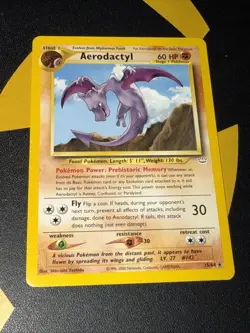 Aerodactyl Rare Neo Revelations 15/64 2000 Unlimited Excellent Pokemon TCG - Image 1