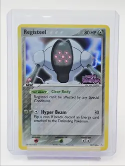 REGISTEEL 2006 POKEMON EX HOLON PHANTOMS STAMP REVERSE HOLO 26/220 Q1048 - Image 1