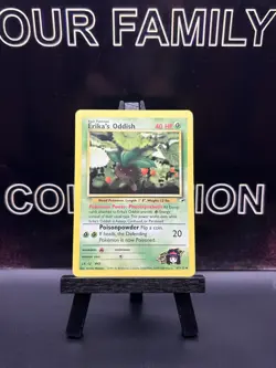 Erika's Oddish 47/132 Gym Heroes Pokemon TCG 1999 WOTC Regular Uncommon NM - Image 1