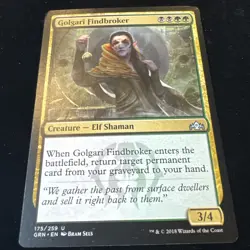 Golgari Findbroker - Guilds of Ravnica #175/259 MTG Magic The Gathering - Image 1