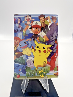 Pokemon Vintage Pocket Monsters Vending HOLO Prism Sticker 1999 Nintendo Japan - Image 2