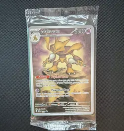 Pokemon TCG Alakazam black star promo 009 Sealed MEP EN - Image 1