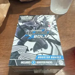 Pokemon Scarlet & Violet Black Bolt Booster Bundle Box Zekrom Serperior Snivy - Image 1