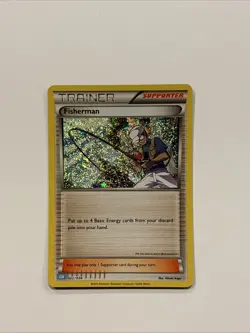 Fisherman Trainer 022/034 CLB Classic Collection Holo Pokemon Variant NM C - Image 1
